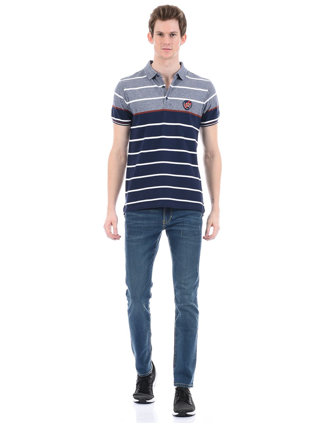 Flying Machine Men Casual Wear Blue Jeans